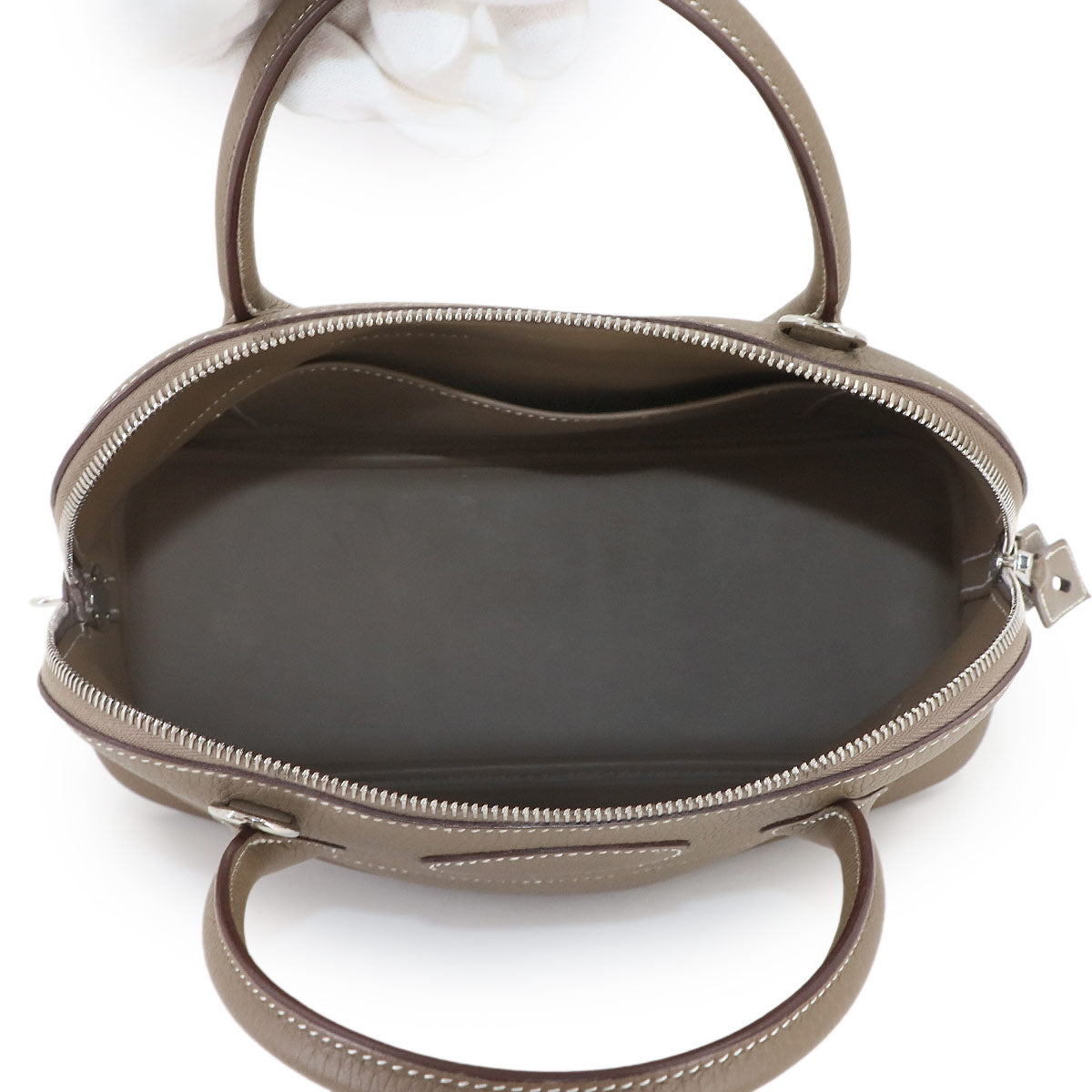 Bolide 31 2way Hand Shoulder Bag Taurillon Clemence Etoupe