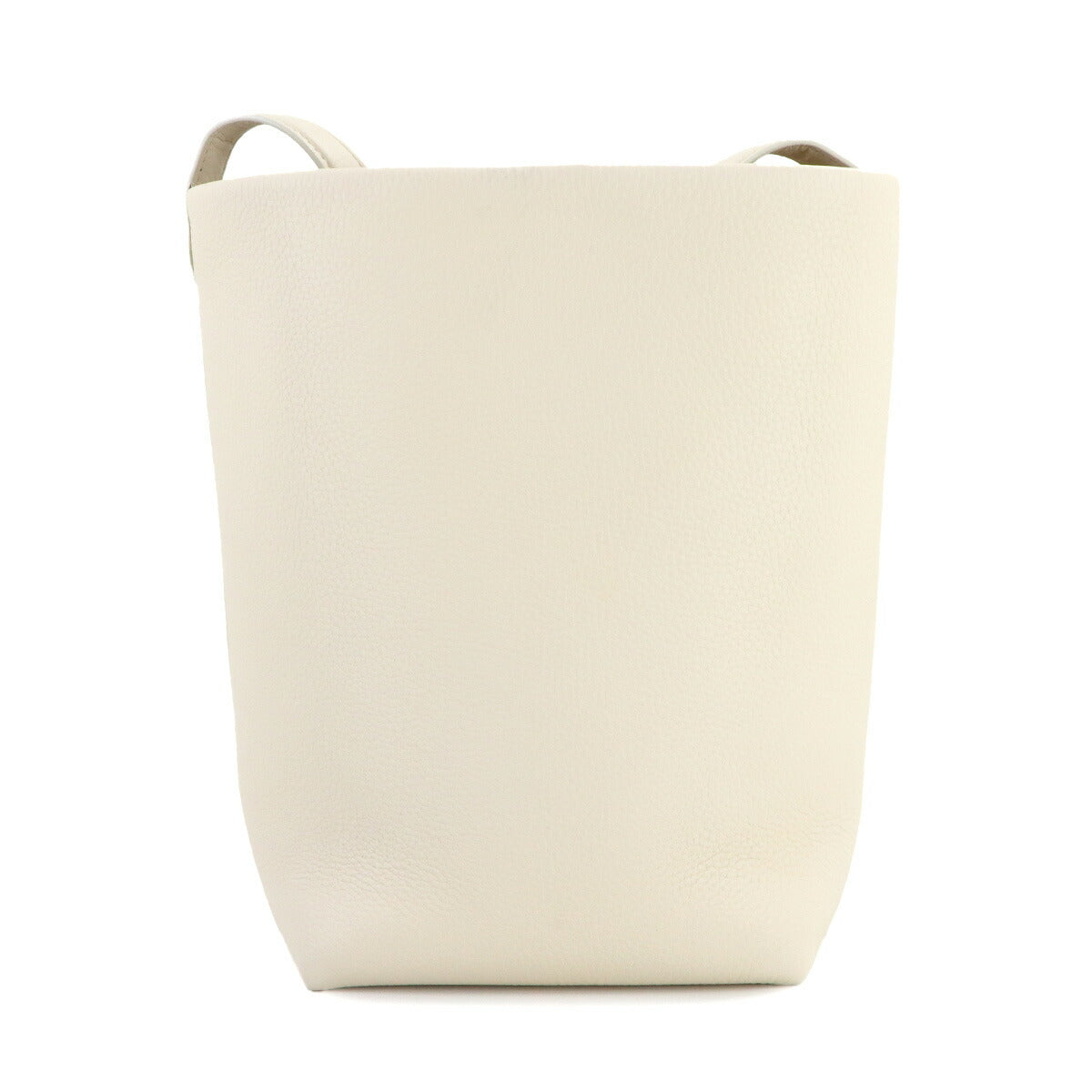 Medium N/S Park Tote Bag Leather White W1313