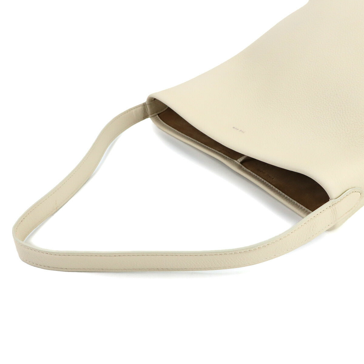 Medium N/S Park Tote Bag Leather White W1313