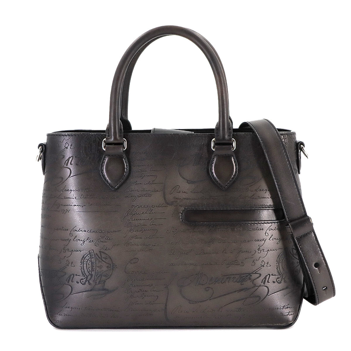 Calligraphy Toujours XS Tote Shoulder Bag Venezia Leather