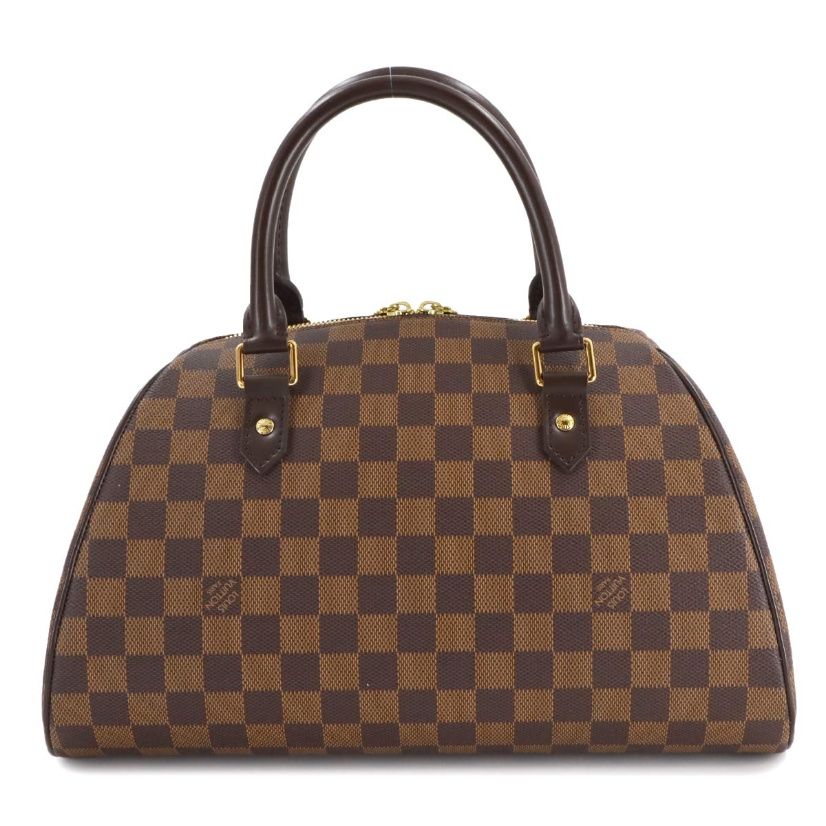 Damier Rivera MM Hand Bag Ebene N41434 Purse