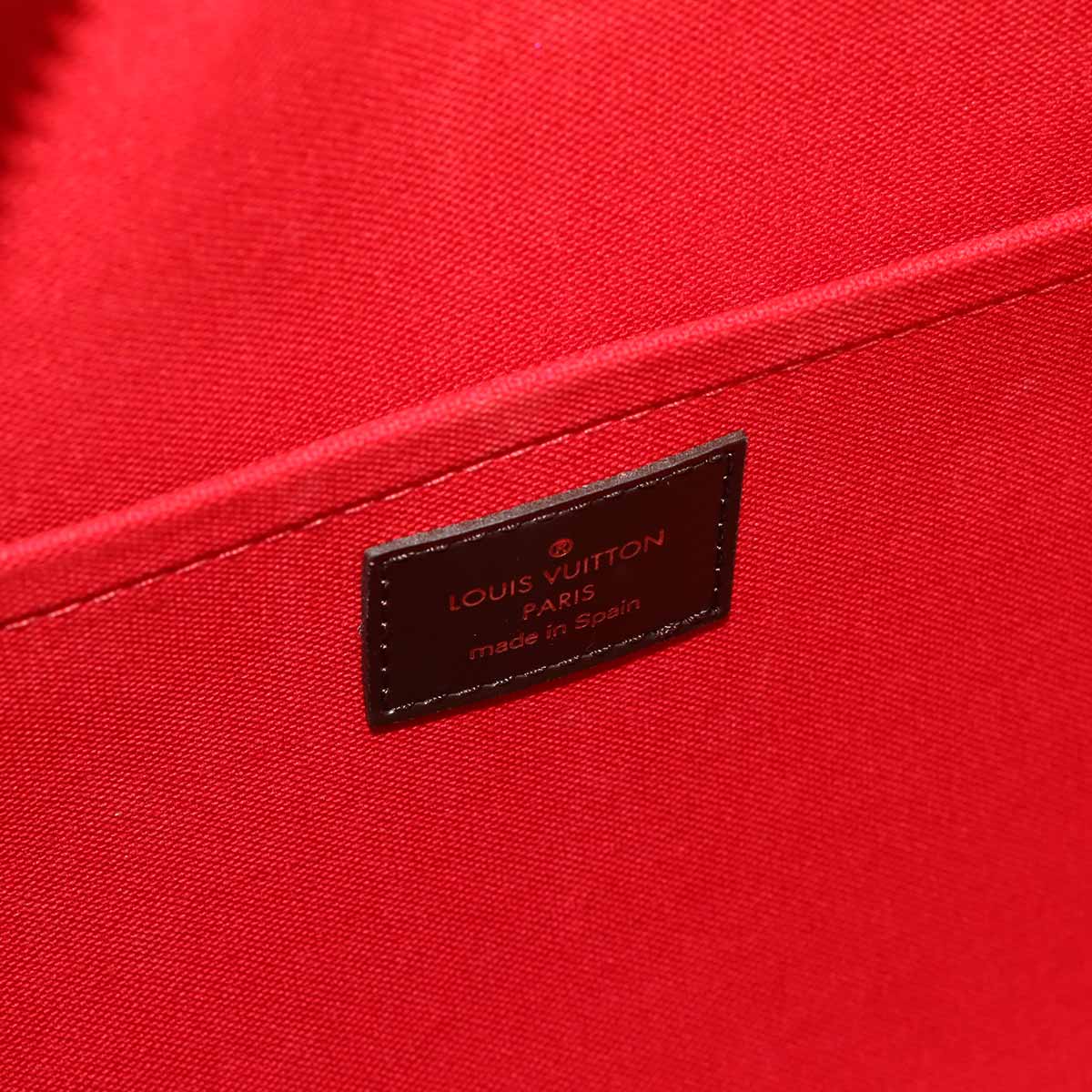 Damier Rivera MM Hand Bag Ebene N41434 Purse