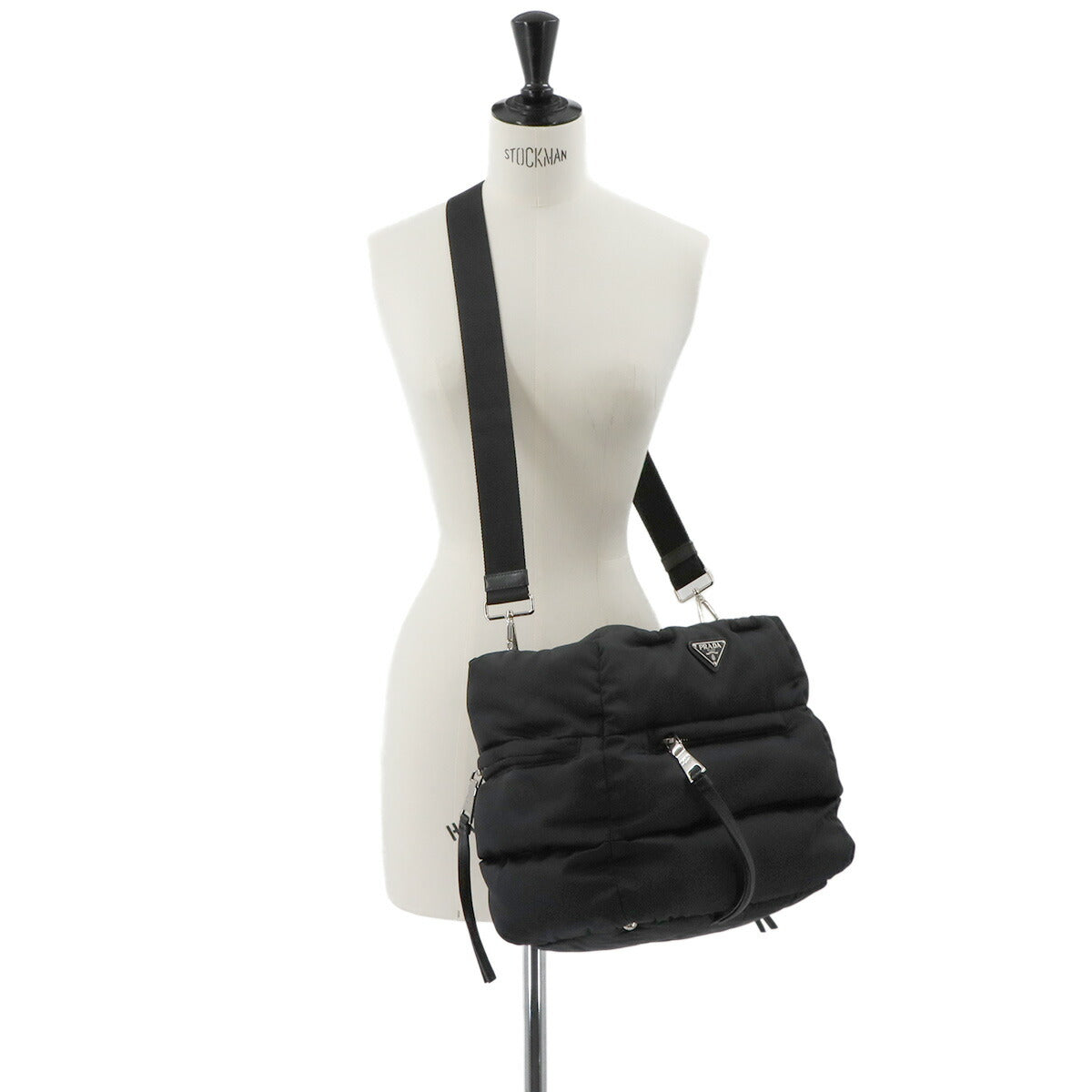 Bomber 2way Hand Shoulder Bag Nylon Leather Nero BN2632 Purse