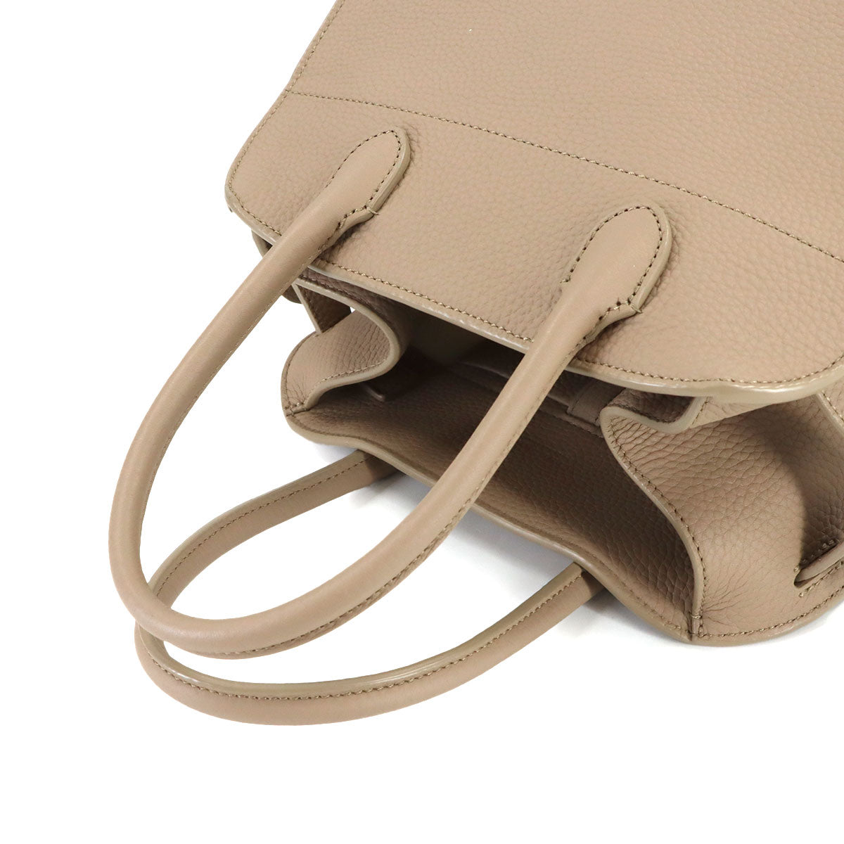 Margaux 10 Hand Shoulder Bag Leather Dark Taupe W1190L133