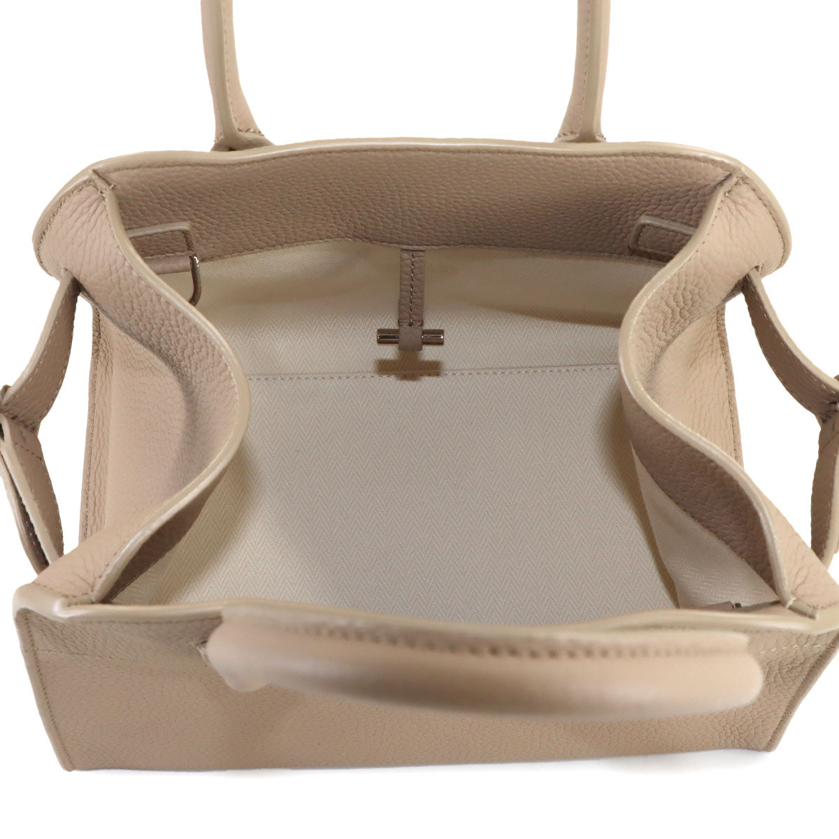 Margaux 10 Hand Shoulder Bag Leather Dark Taupe W1190L133