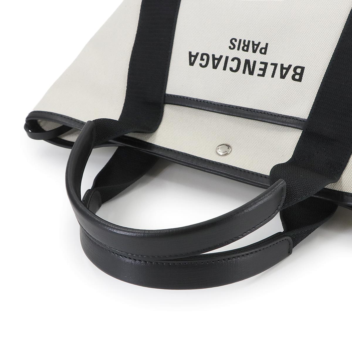 Biarritz Small Tote Shoulder Bag Canvas Natural 805118