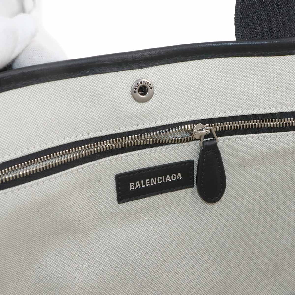 Biarritz Small Tote Shoulder Bag Canvas Natural 805118