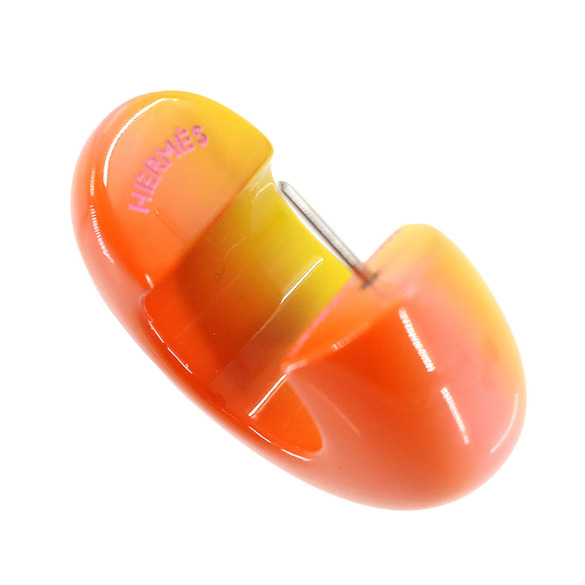Fusion PM Earrings Lacquer Wood Orange Multicolor