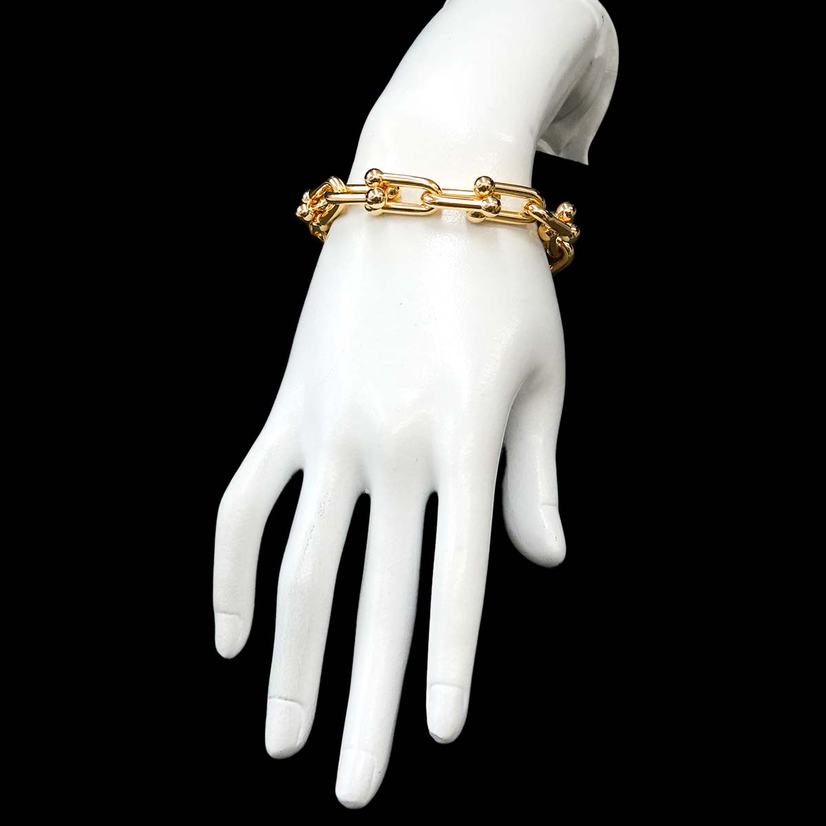 Hardware Large Bracelet 18K YG 750