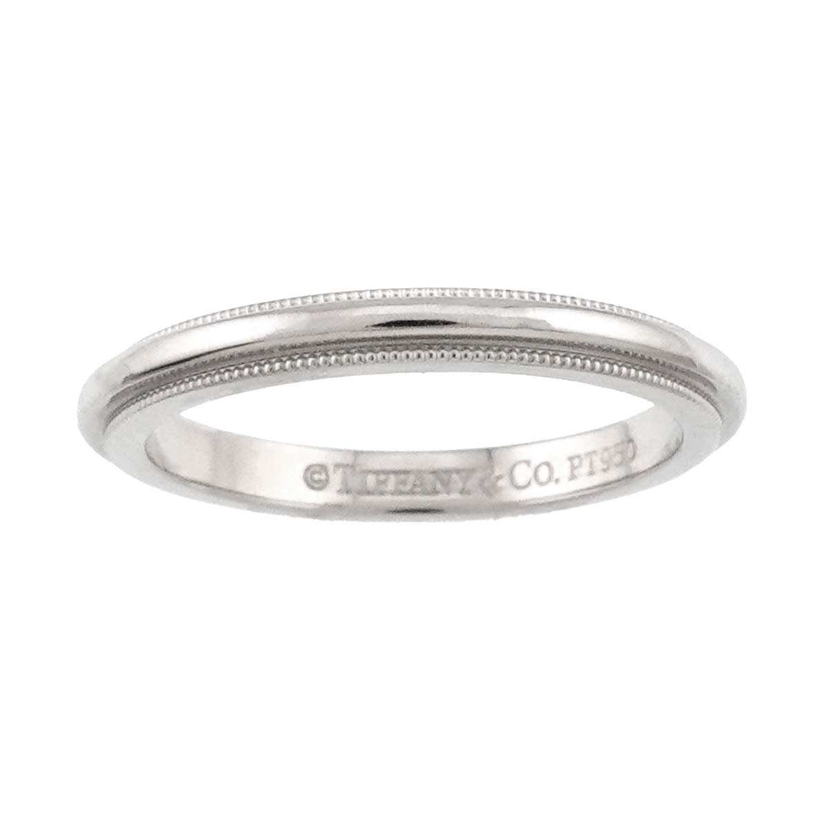 Milgrain Band Ring Pt Platinum Size3.25-3.75(US)