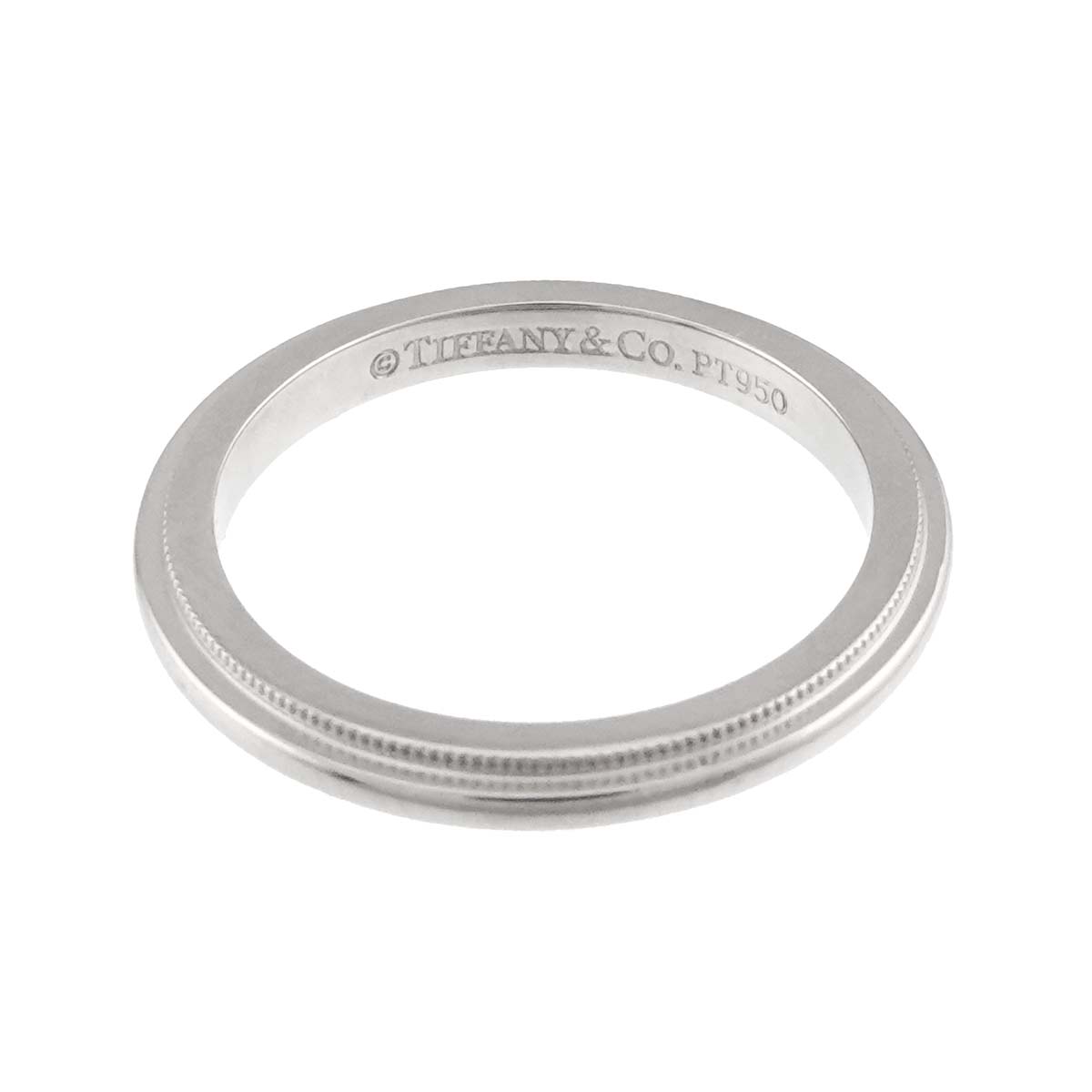 Milgrain Band Ring Pt Platinum Size3.25-3.75(US)