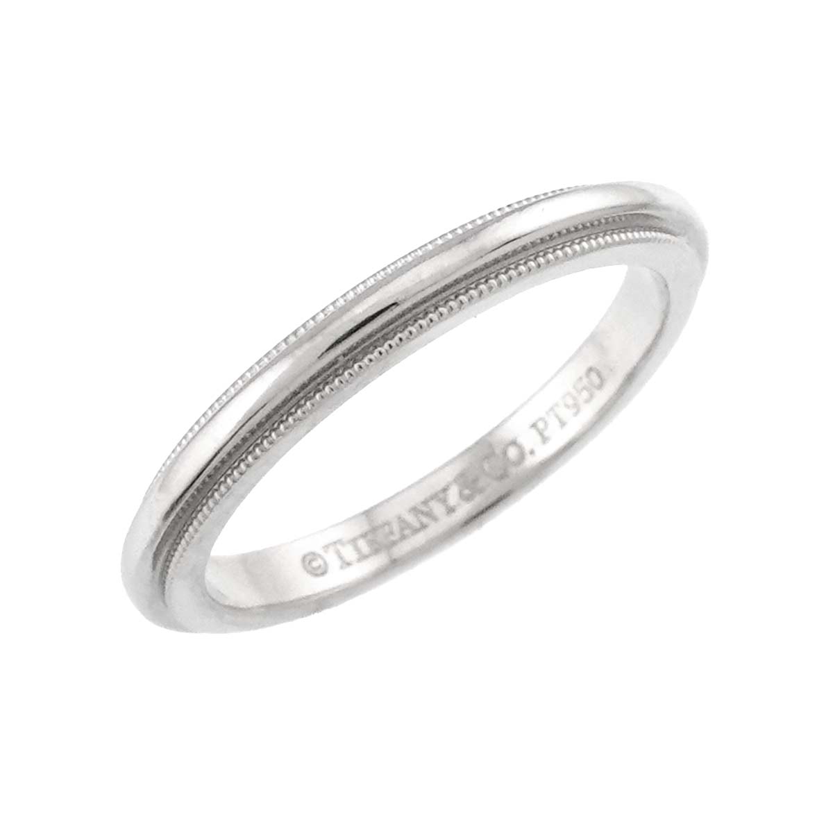 Milgrain Band Ring Pt Platinum Size3.25-3.75(US)