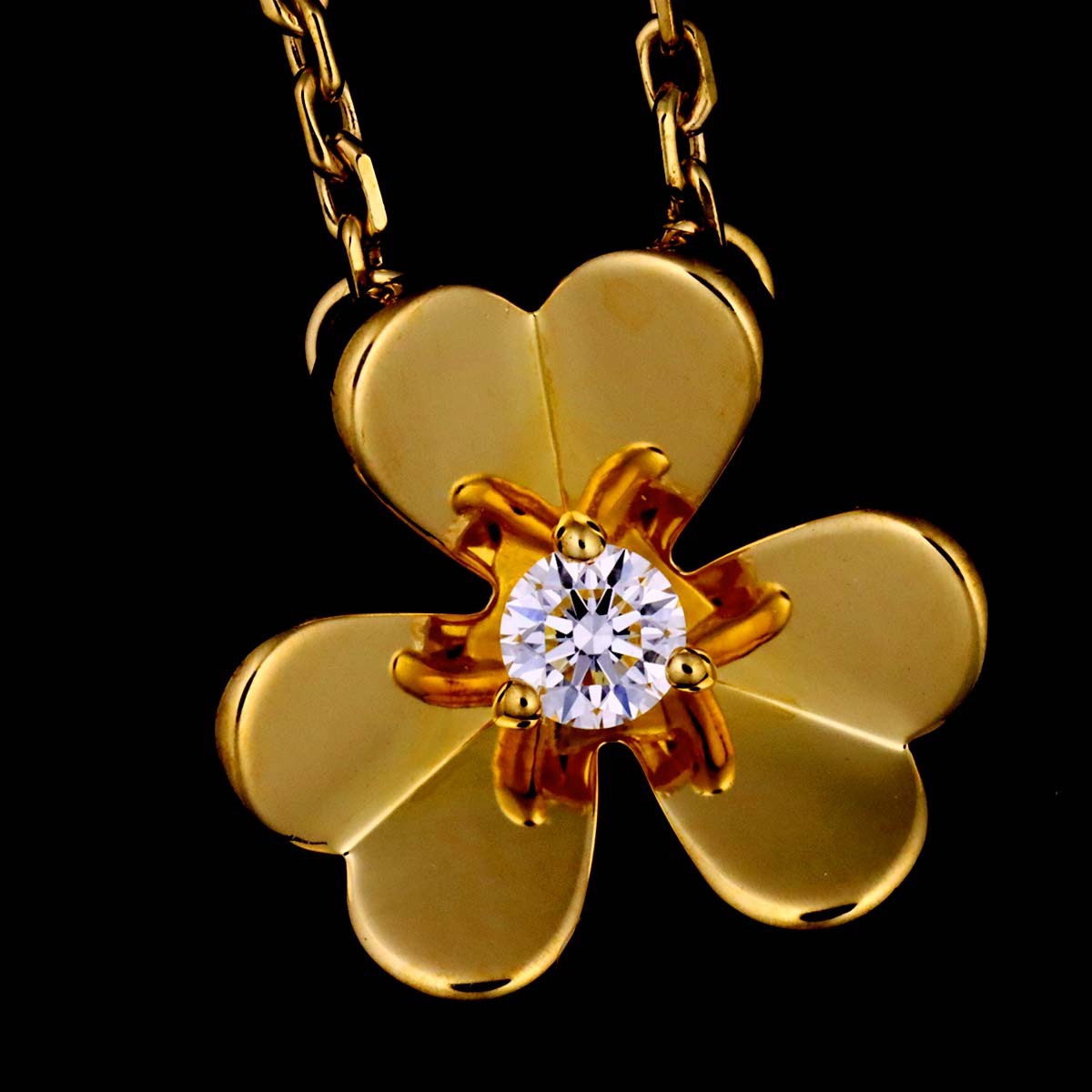 Frivole Diamond Mini Necklace 18K YG 750