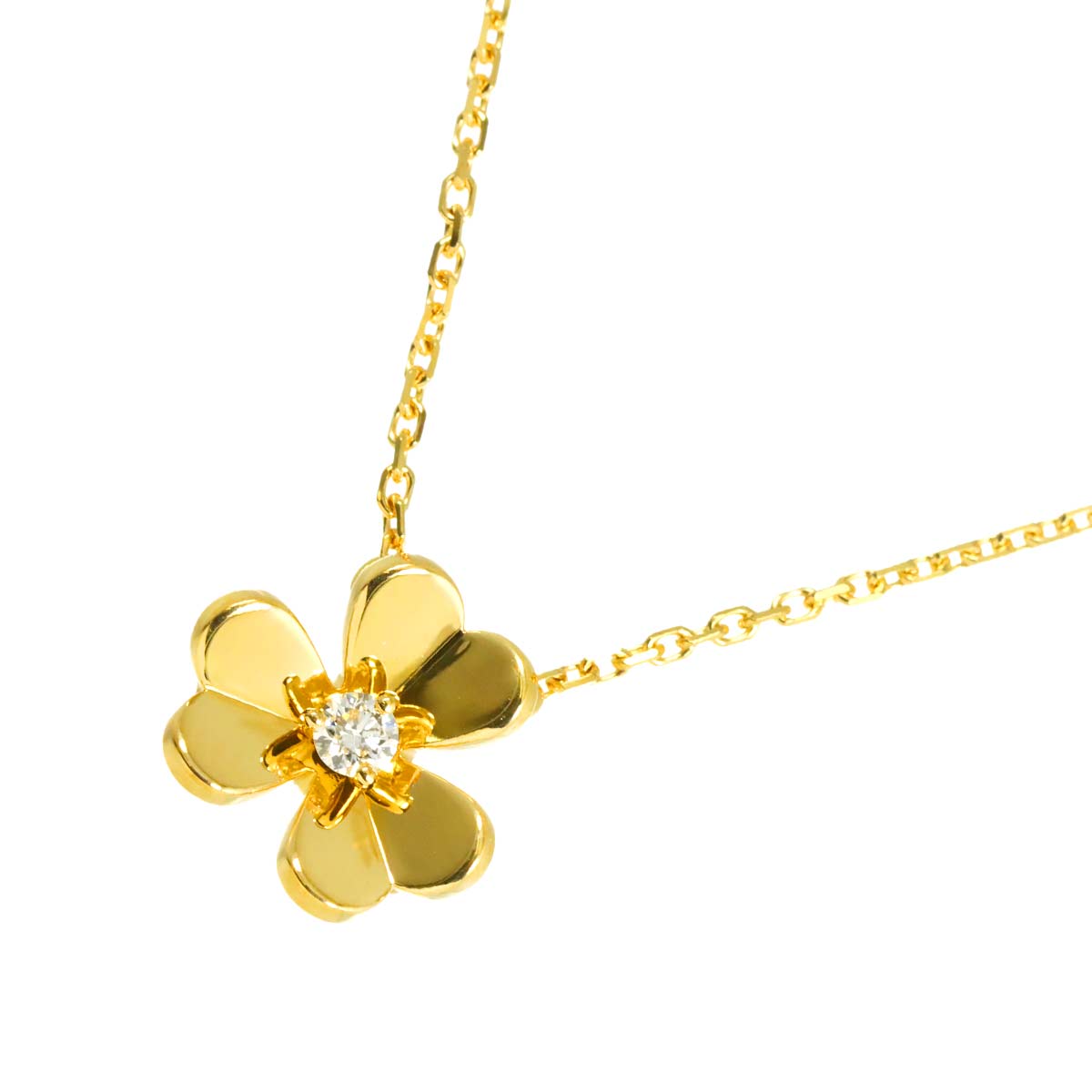 Frivole Diamond Mini Necklace 18K YG 750