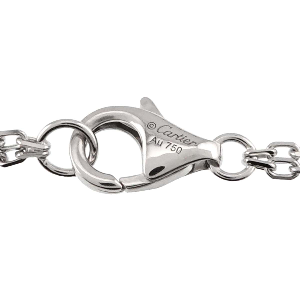 Love Diamond Necklace 18K WG White Gold 750