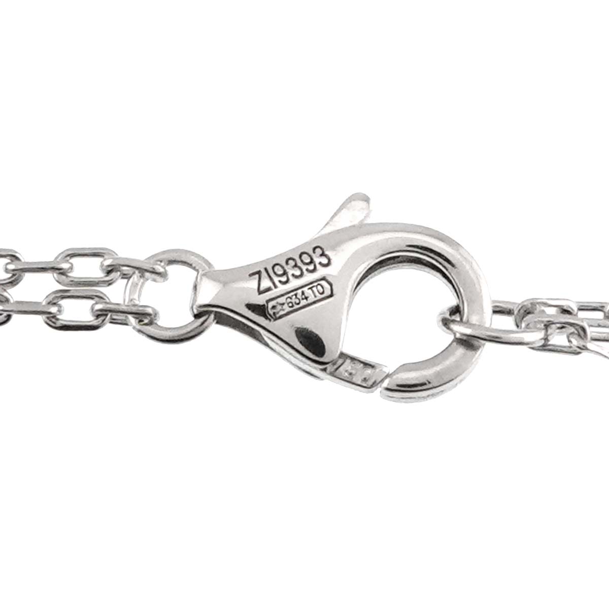 Love Diamond Necklace 18K WG White Gold 750