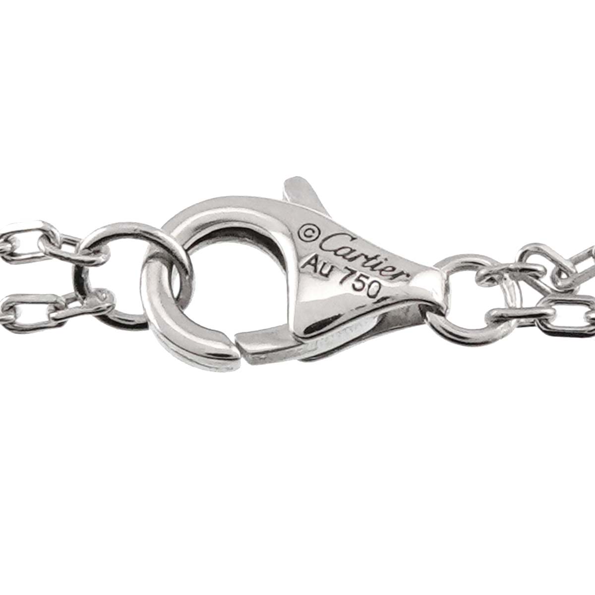 Love Diamond Necklace 18K WG White Gold 750