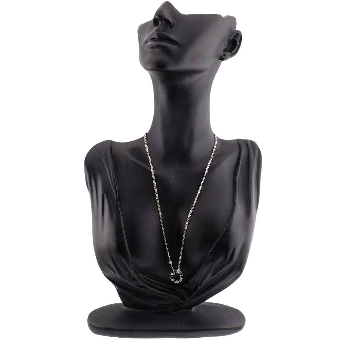 Love Diamond Necklace 18K WG White Gold 750