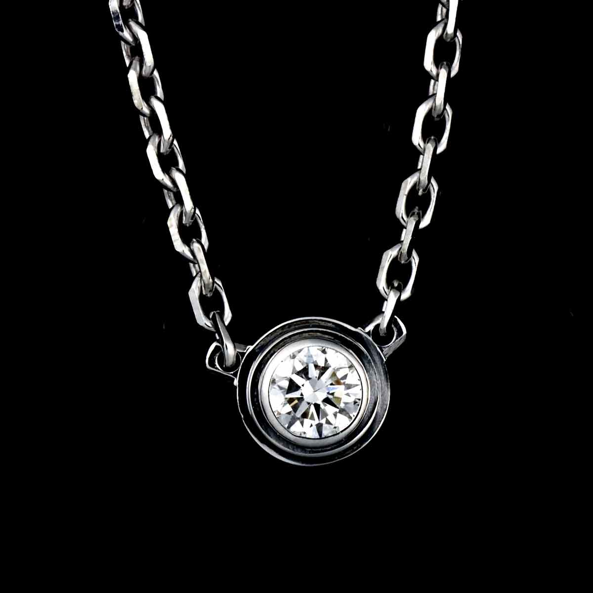 d Amour XS Necklace Diamond Necklace 18K WG 750