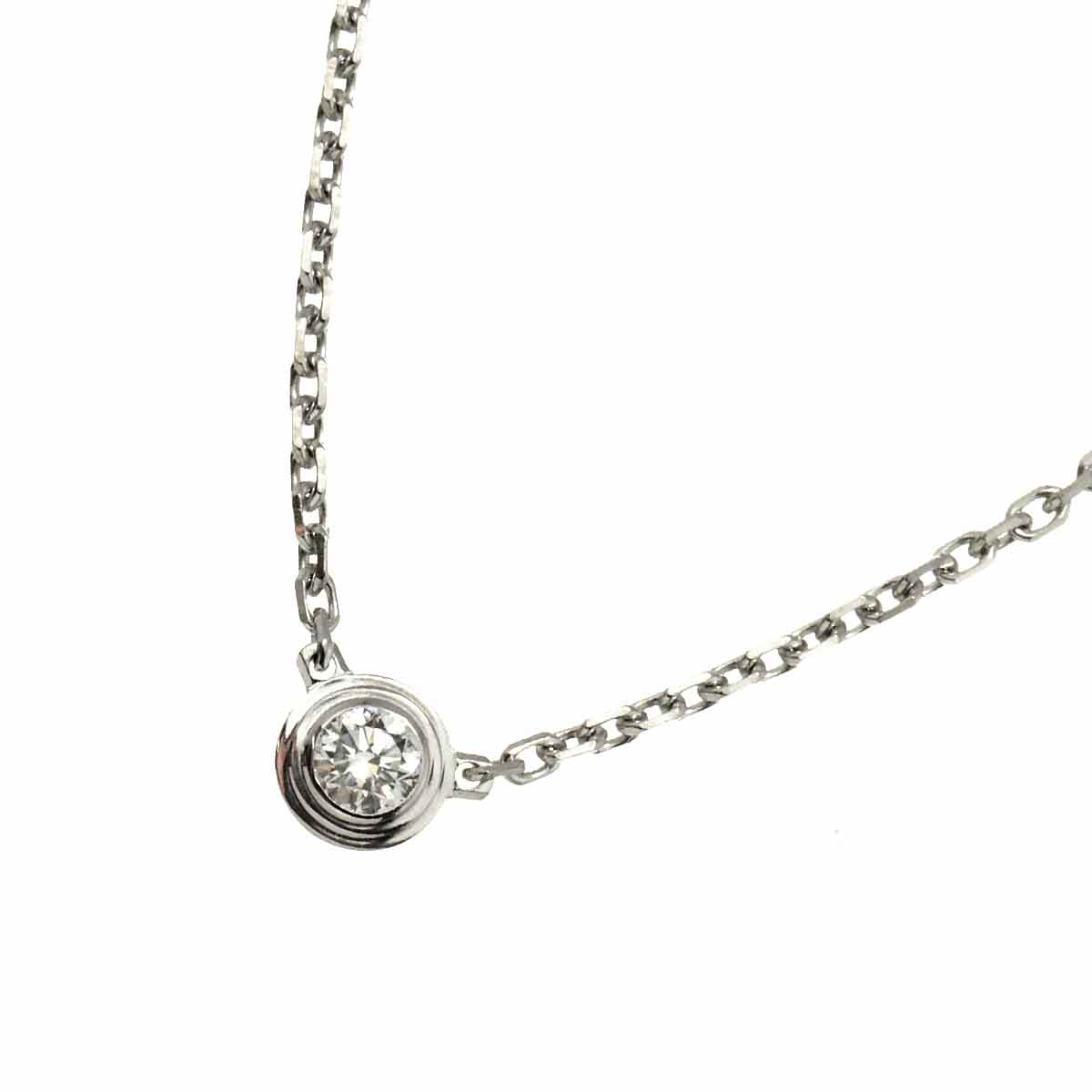 d Amour XS Necklace Diamond Necklace 18K WG 750