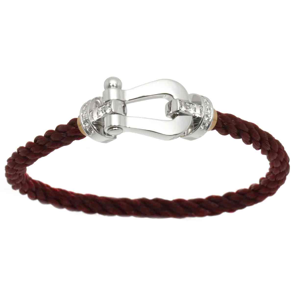 Force 10 LM Diamond Bracelet 18K WG 750 Steel size17 LM Diamond Bracelet 18K WG 750 Steel size17