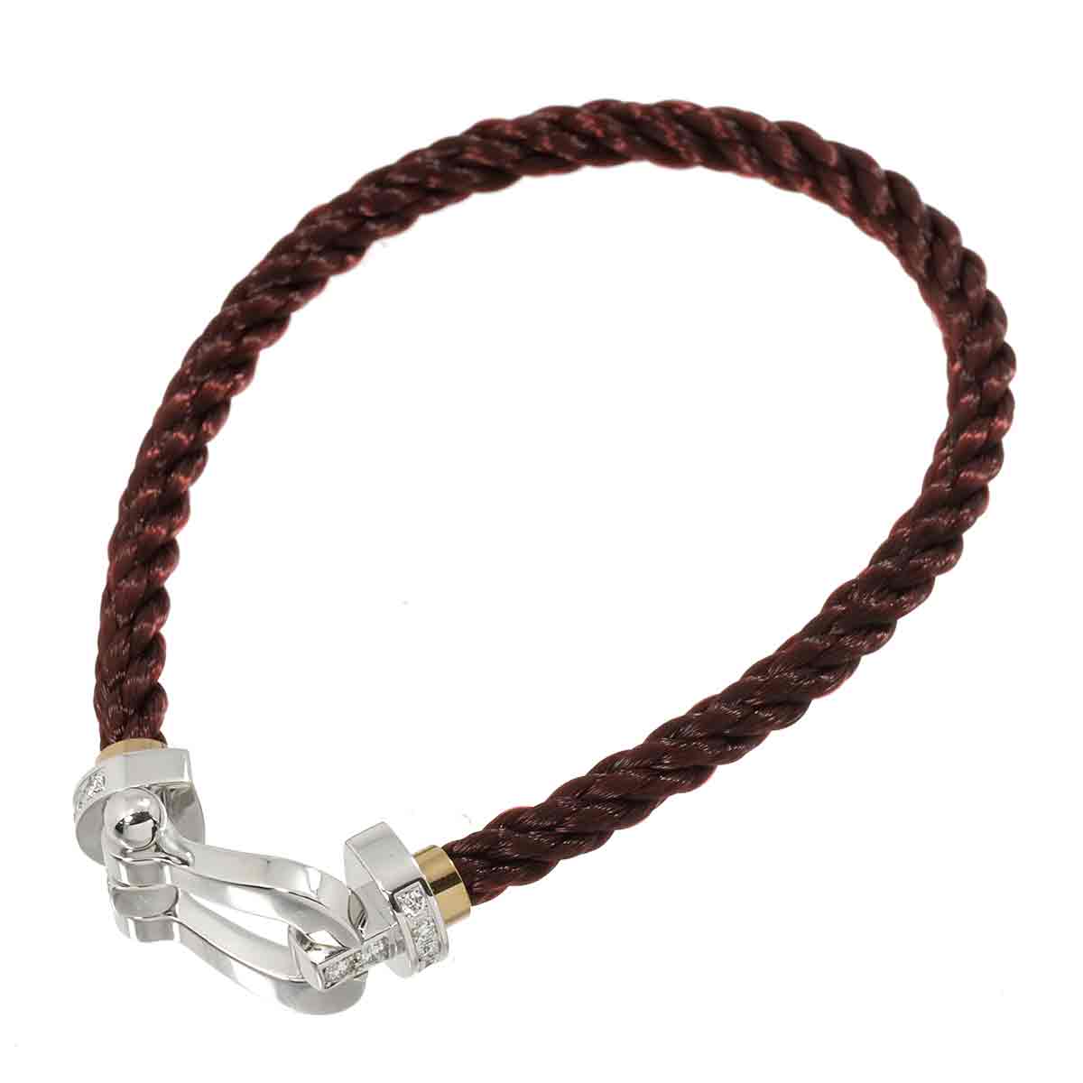 Force 10 LM Diamond Bracelet 18K WG 750 Steel size17 LM Diamond Bracelet 18K WG 750 Steel size17