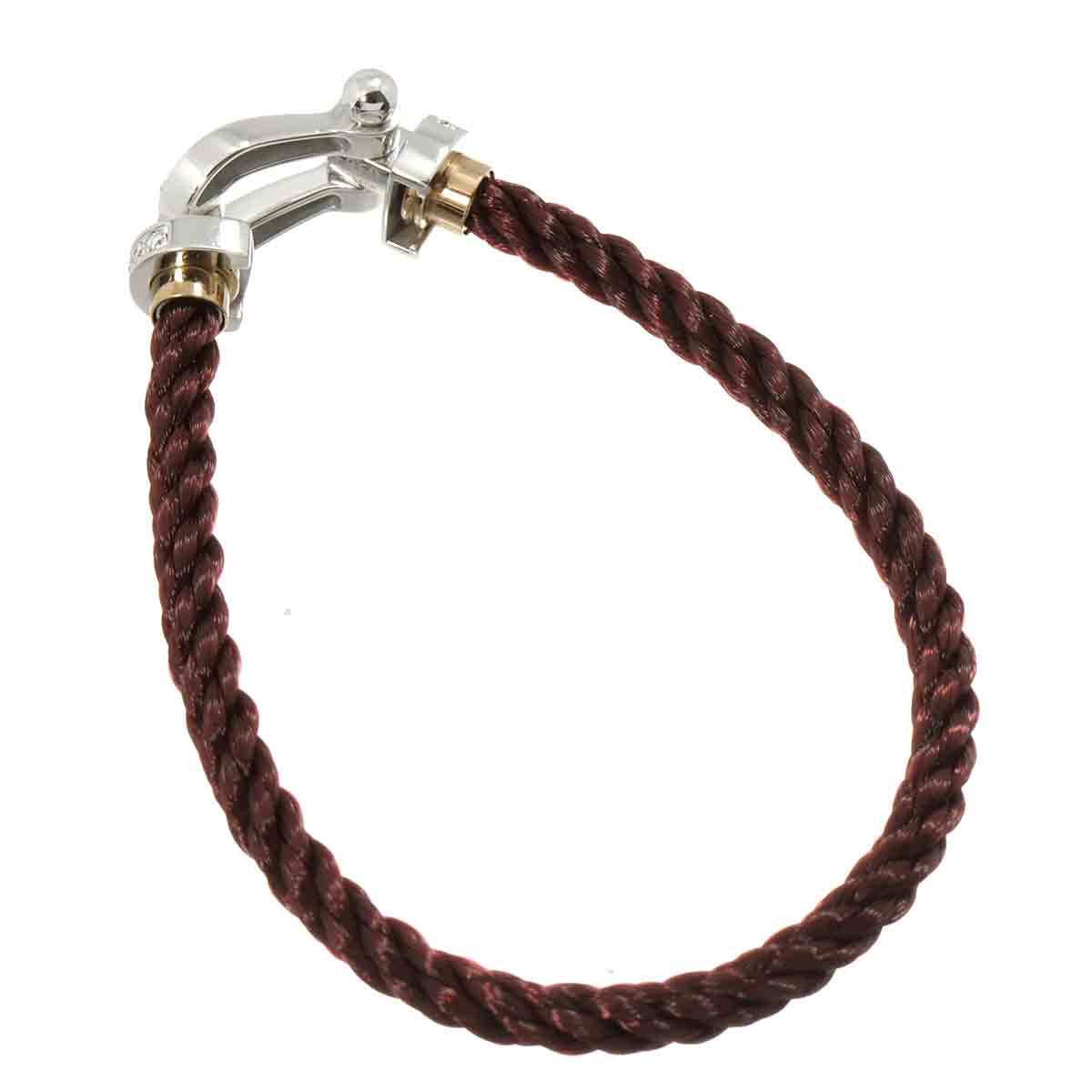 Force 10 LM Diamond Bracelet 18K WG 750 Steel size17 LM Diamond Bracelet 18K WG 750 Steel size17