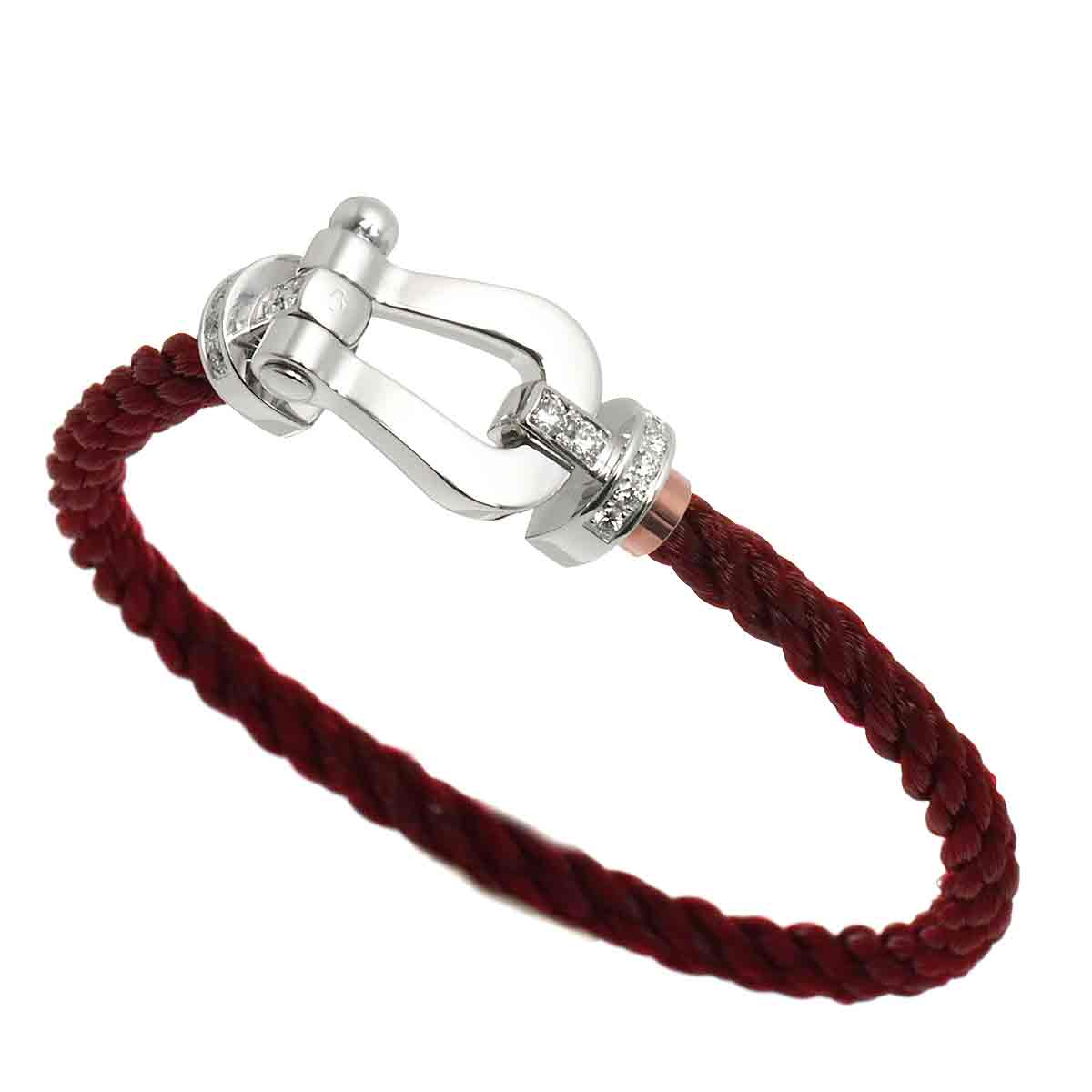 Force 10 LM Diamond Bracelet 18K WG 750 Steel size17 LM Diamond Bracelet 18K WG 750 Steel size17