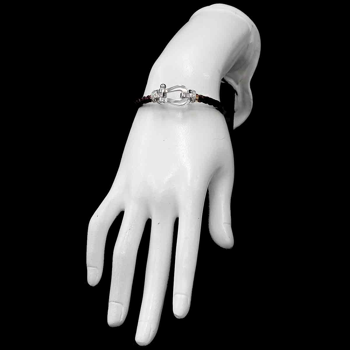 Force 10 LM Diamond Bracelet 18K WG 750 Steel size17 LM Diamond Bracelet 18K WG 750 Steel size17