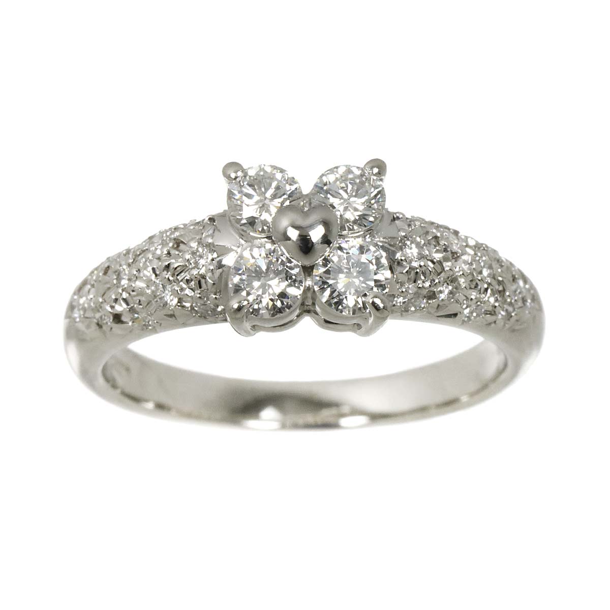 Diamond 0.67ct Ring Platinum size6.25-6.5(US)