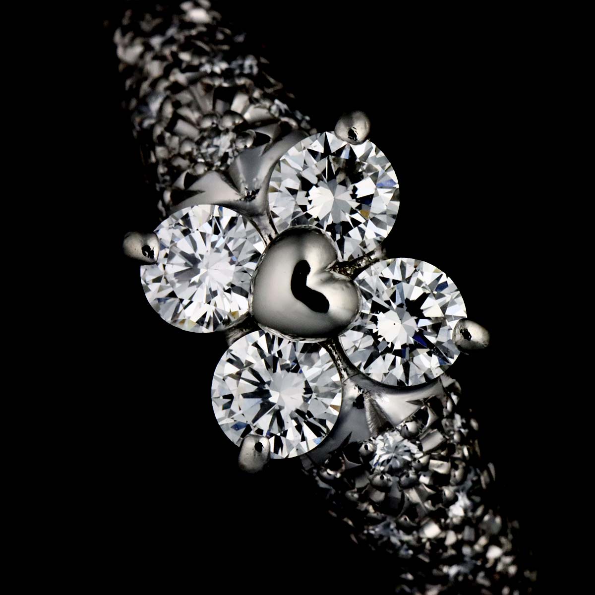 Diamond 0.67ct Ring Platinum size6.25-6.5(US)