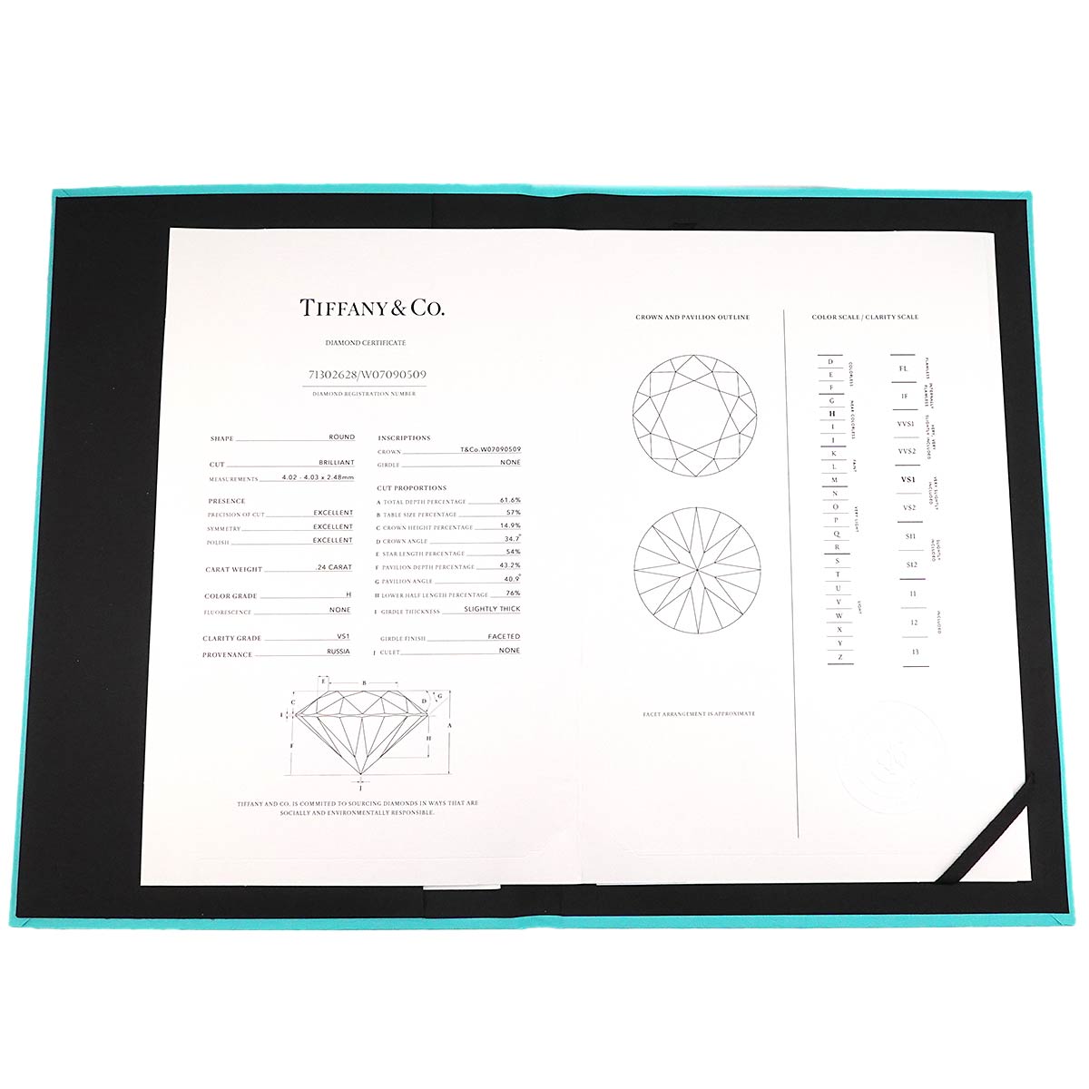 Harmony Diamond 0.24ct H/VS1/3EX Ring Pt 18K PG Size4(US)