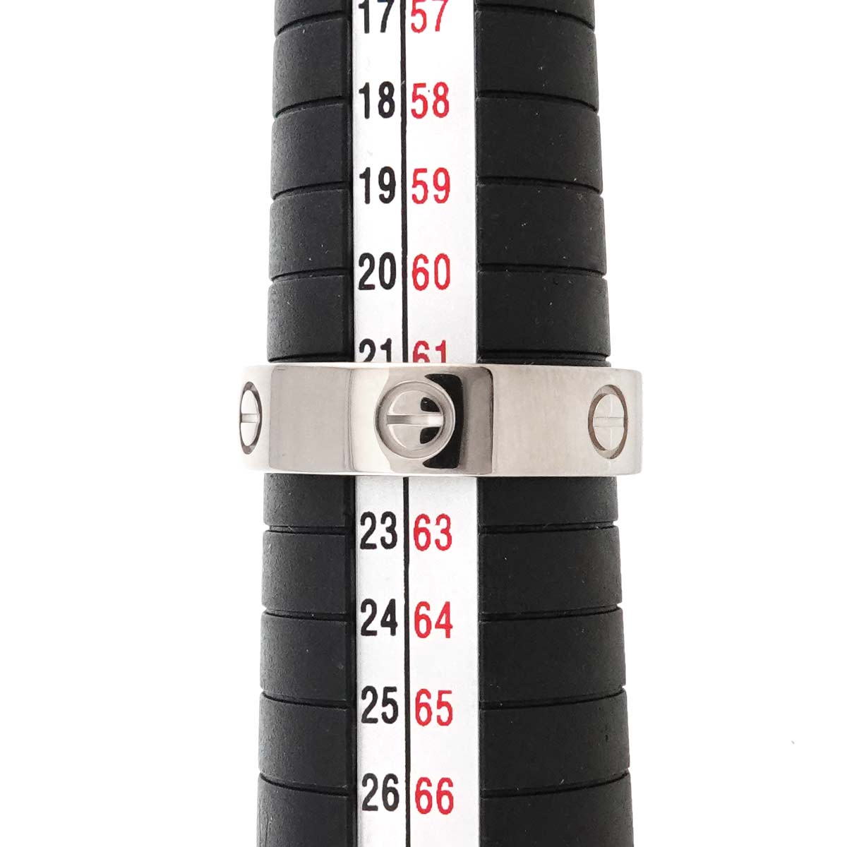 Love Ring 18K White Gold 750 size62 9.5-9.75(US)