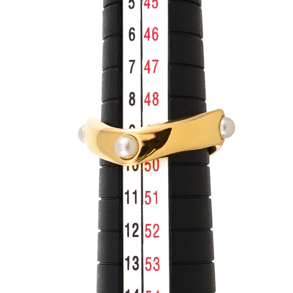 MIKIMOTO Baby Pearl 3.1mm Ring 18K YG 750 Size4.5-4.75(US)