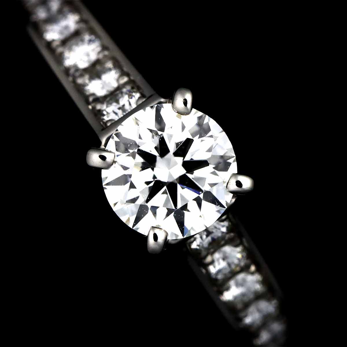 Diamond 0.70ct H/VVS1/VG Ring Platinum size49 4.75-5(US)