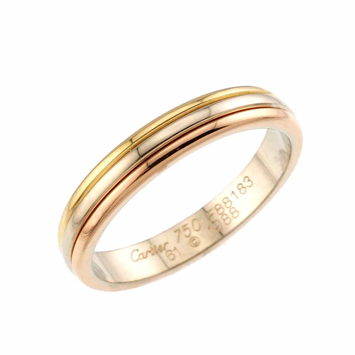 Vendome Ring 18K YG WG PG 750 size61 9-9.5(US)