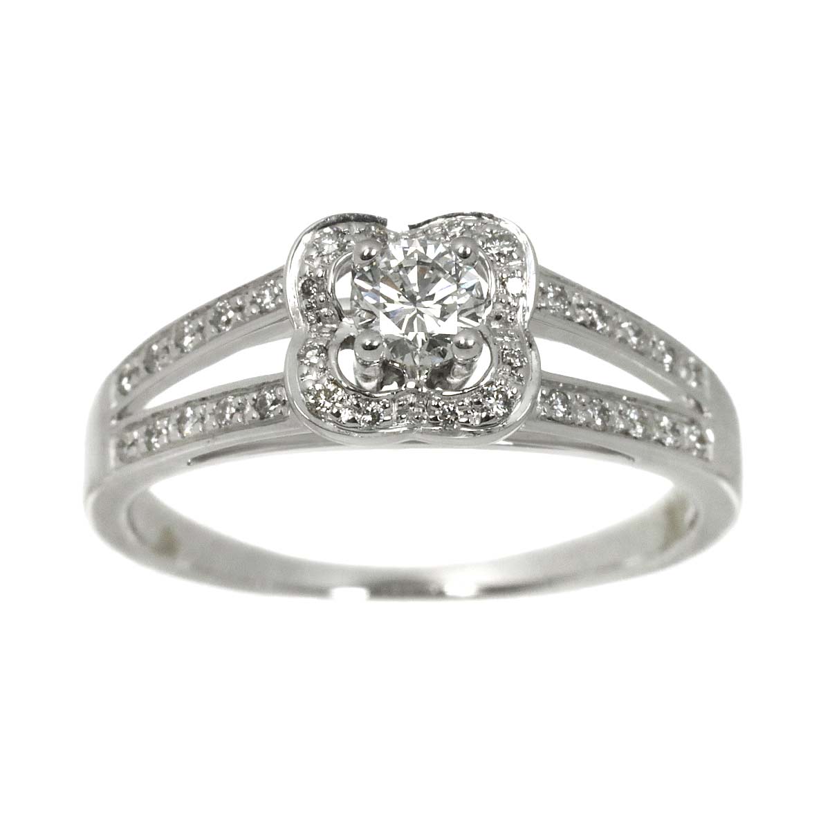chance of Love Diamond Ring 18K WG 750 size5.5-5.75(US)
