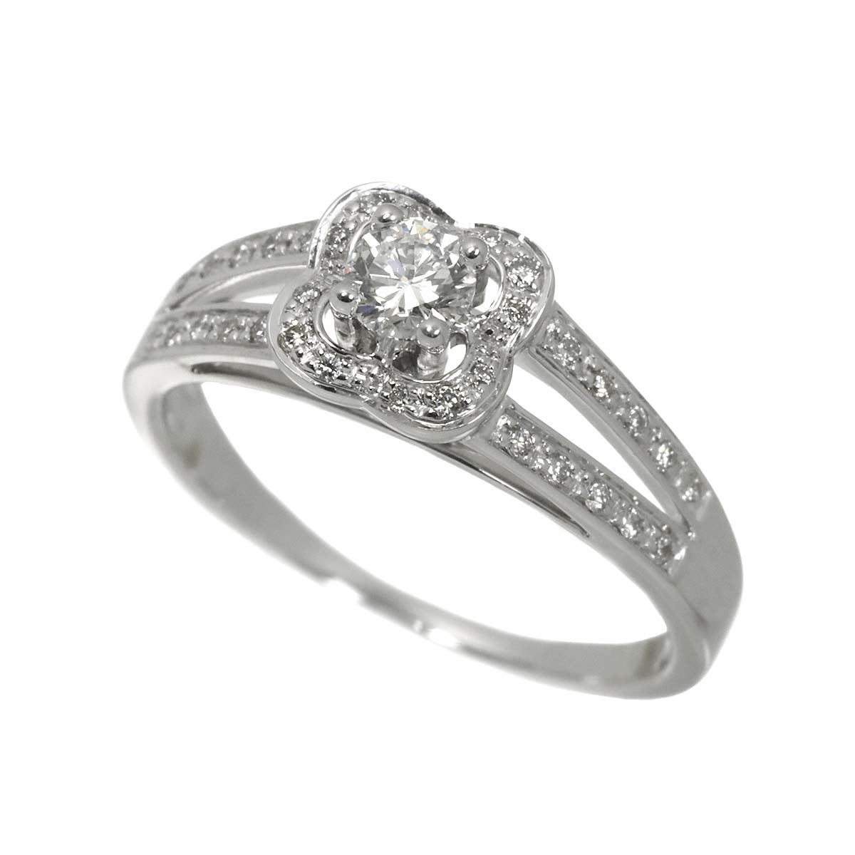 chance of Love Diamond Ring 18K WG 750 size5.5-5.75(US)
