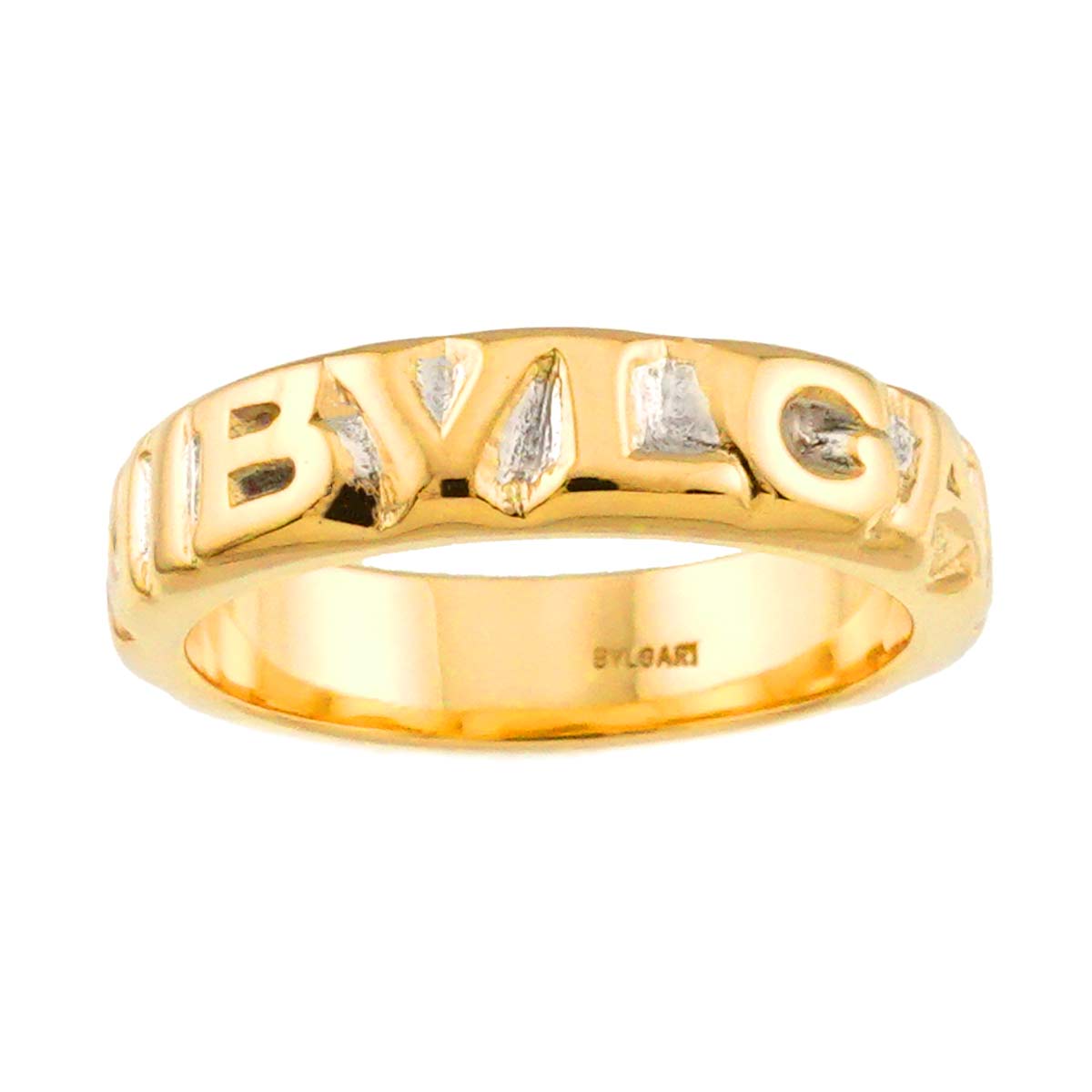 Logo Ring 18K YG 750 Size4.75-5(US)