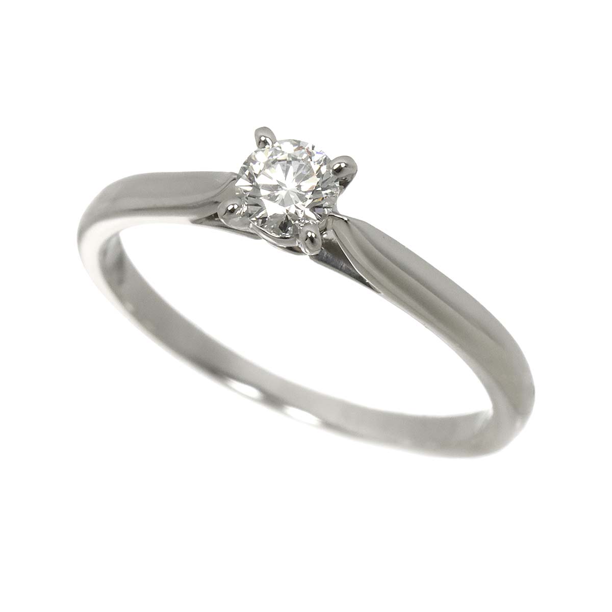 Diamond 0.23ct F/VVS2 Ring Pt Platinum size51 5.5-5.75(US)