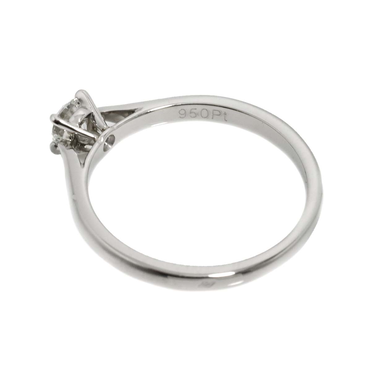 Diamond 0.23ct F/VVS2 Ring Pt Platinum size51 5.5-5.75(US)