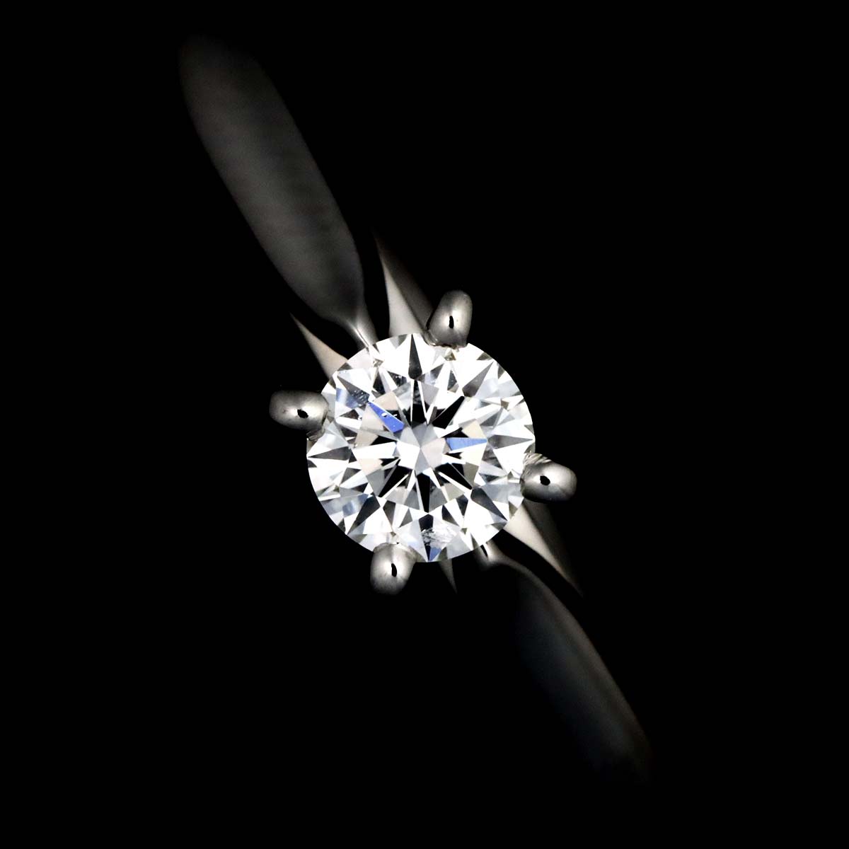 Diamond 0.23ct F/VVS2 Ring Pt Platinum size51 5.5-5.75(US)