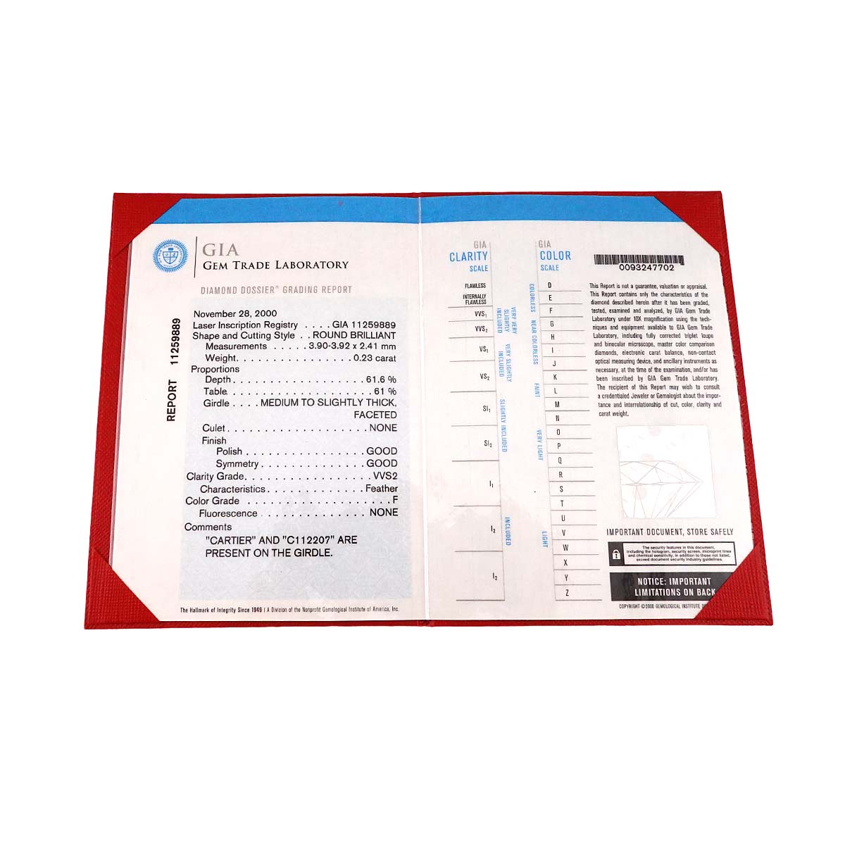 Diamond 0.23ct F/VVS2 Ring Pt Platinum size51 5.5-5.75(US)