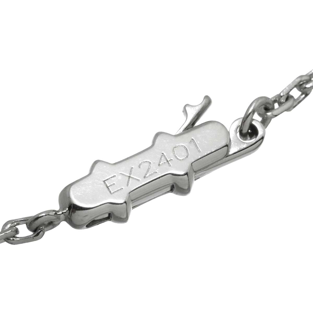 2C Charm Necklace 18K White Gold 750