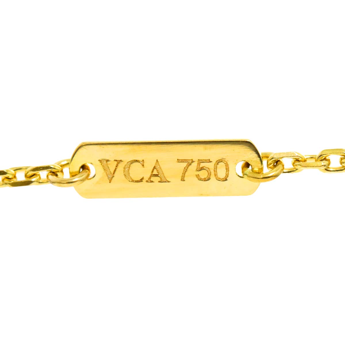 Vintage Alhambra MOP Necklace 18K YG 750