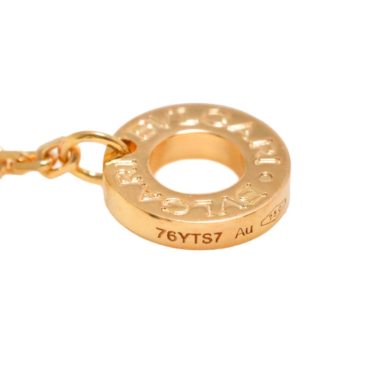 DIVAS DREAM Mother of Pearl MOP Diamond Necklace 18K PG 750