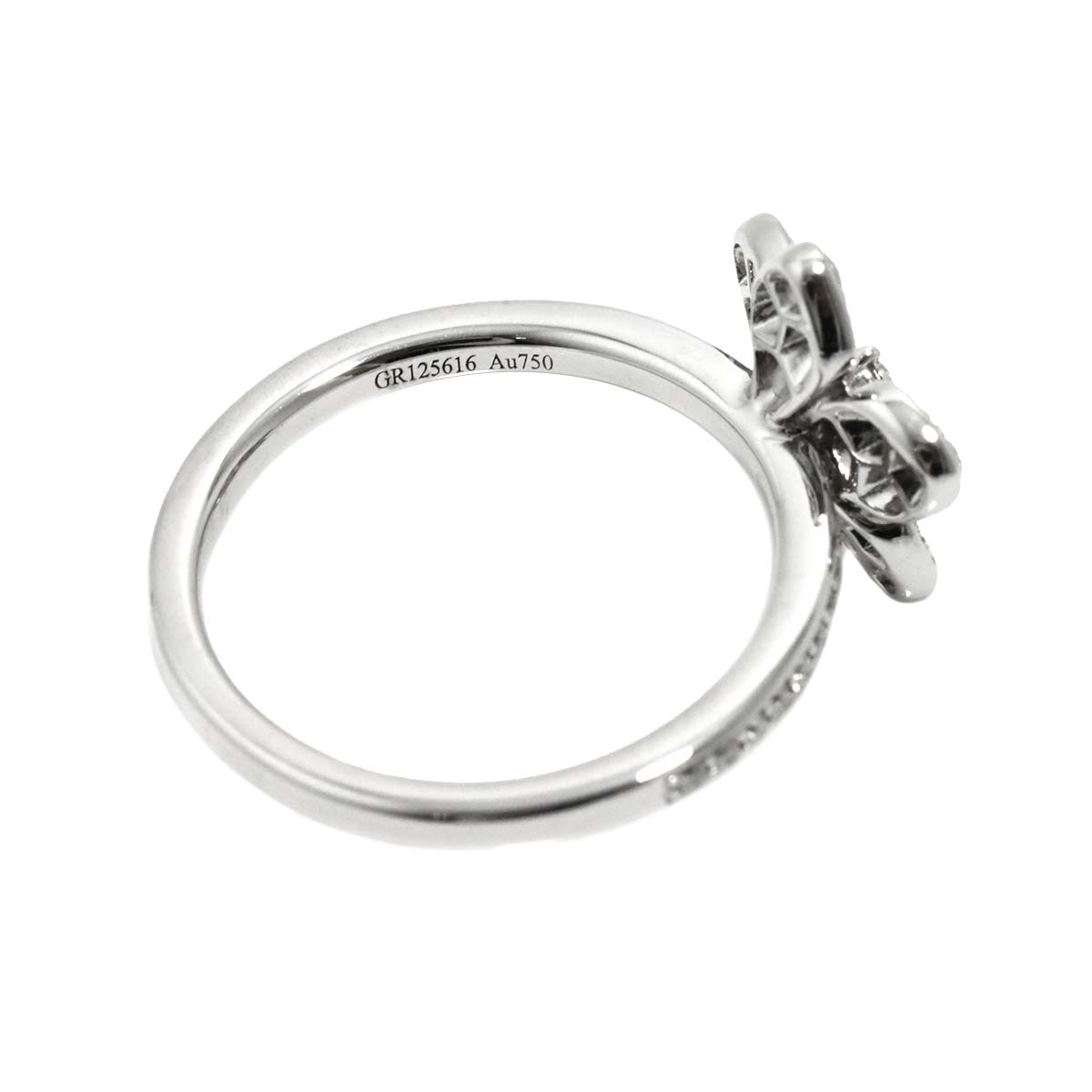 Wildflower Diamond Ring 18K WG 750 size6(US)