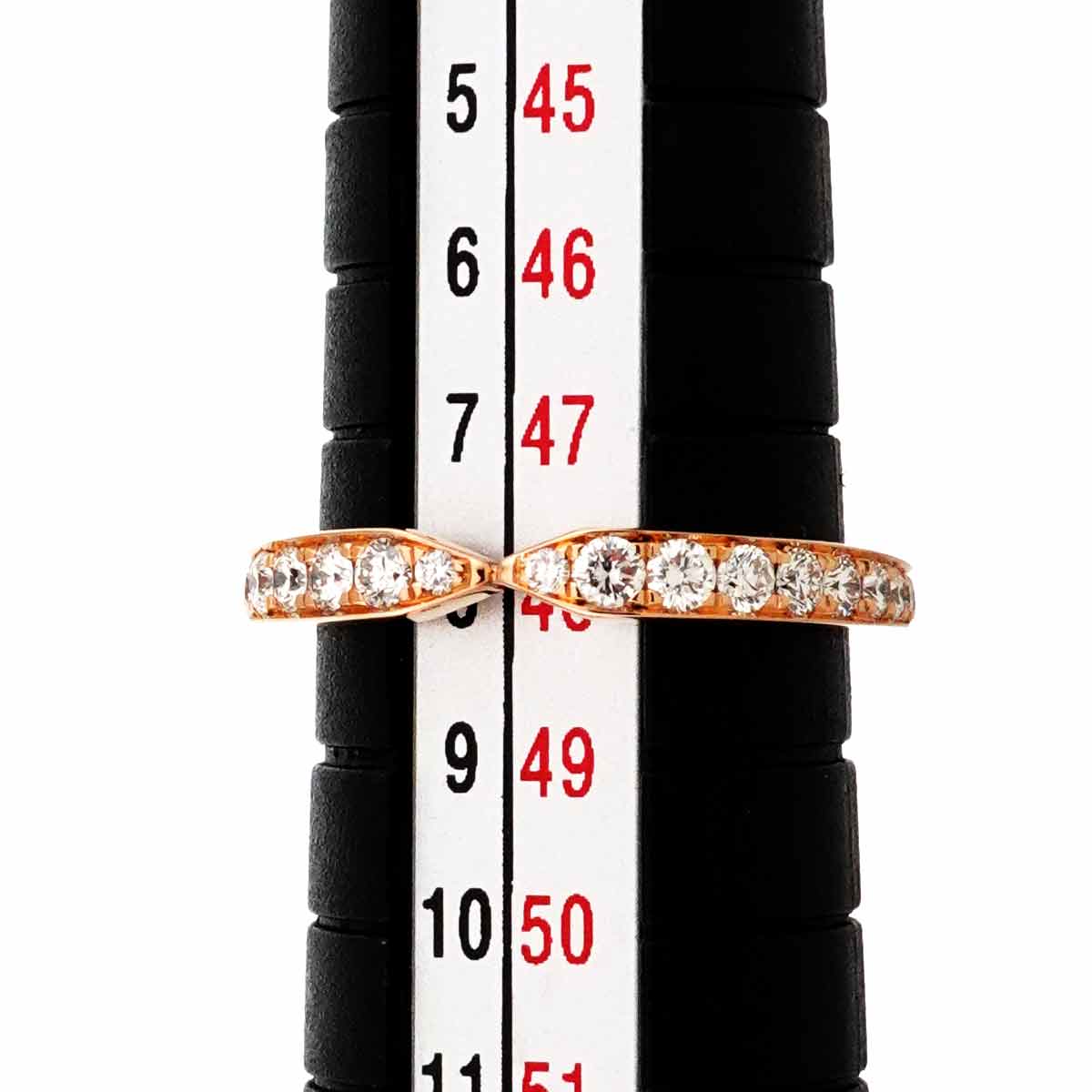 Josephine Ring Diamond 18K PG 750 size48 4.5(US)