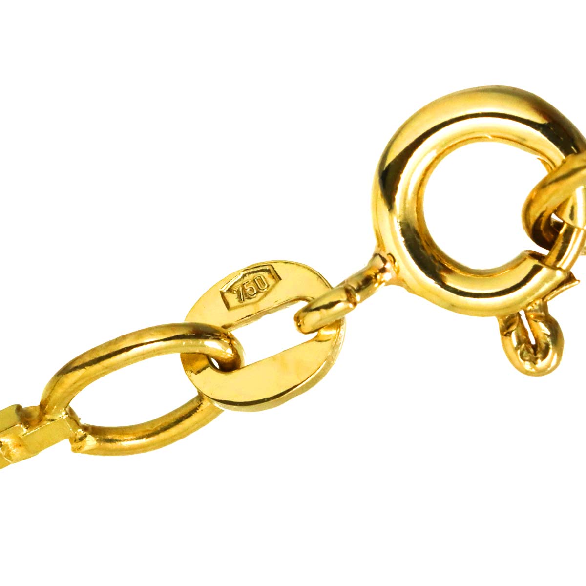 Heart Necklace 18K YG WG 750