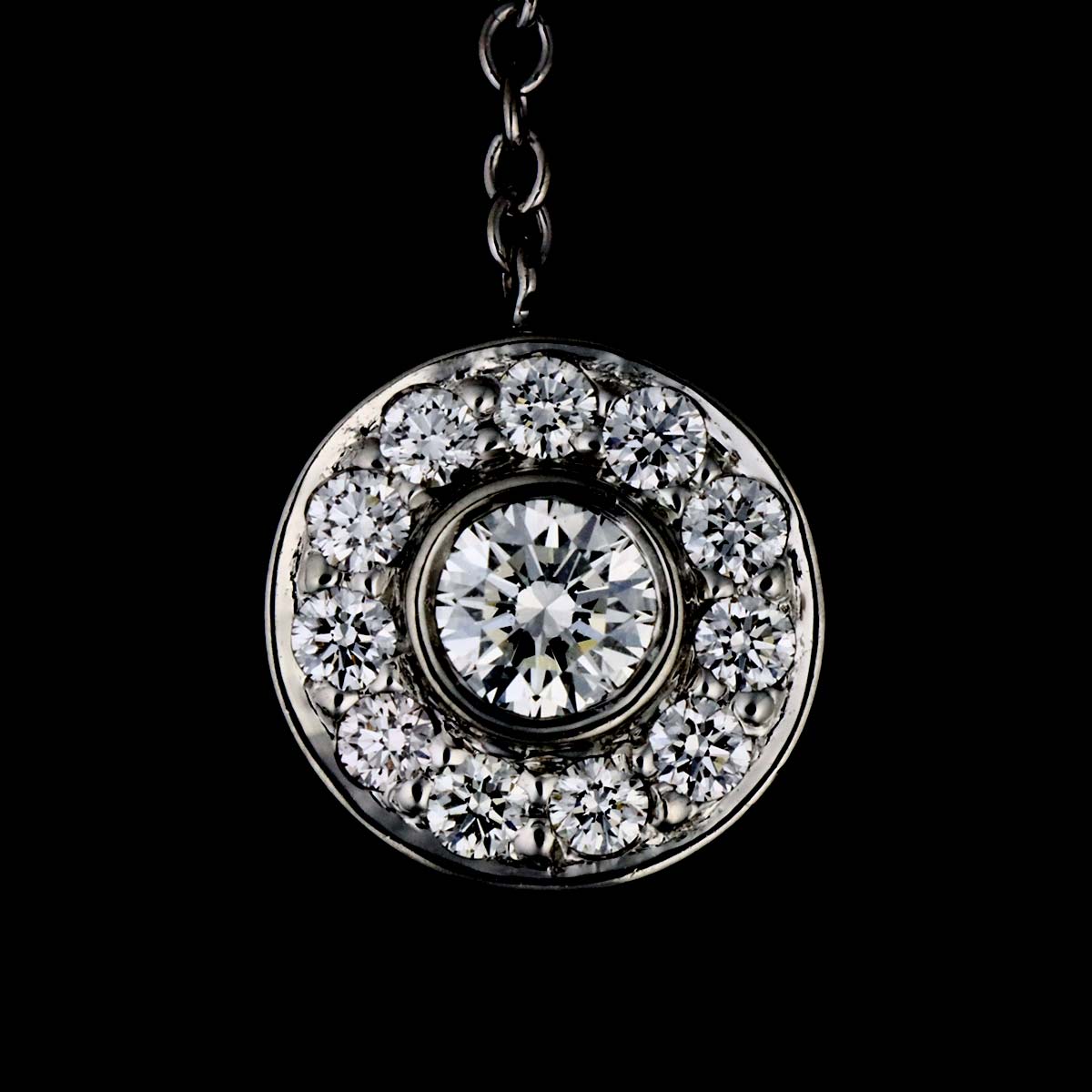 Circlet Diamond Necklace Platinum